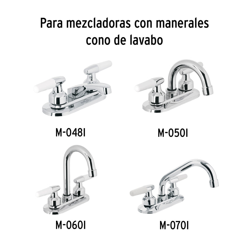 Juego de 2 Cartuchos Ceramicos para Mezcladoras Tubig Foset