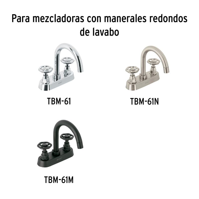 Juego de 2 Cartuchos Ceramicos para Mezcladoras Tubig Foset