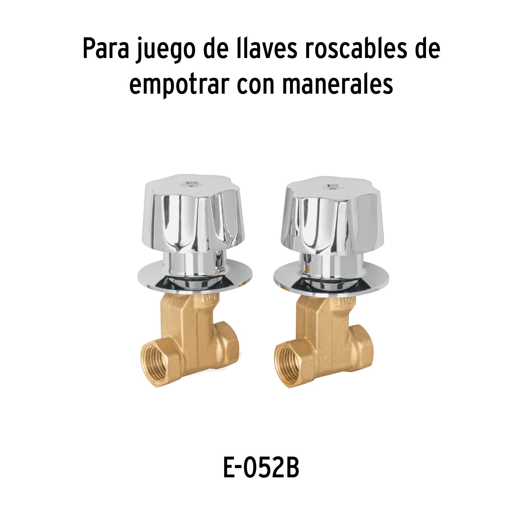 Juego de 2 Cartuchos Ceramicos para Llaves de Empotrar FOSET