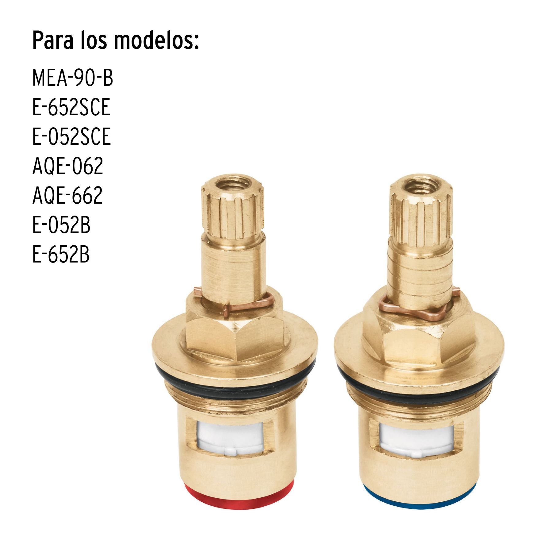 Juego de 2 Cartuchos Ceramicos para Llaves de Empotrar FOSET