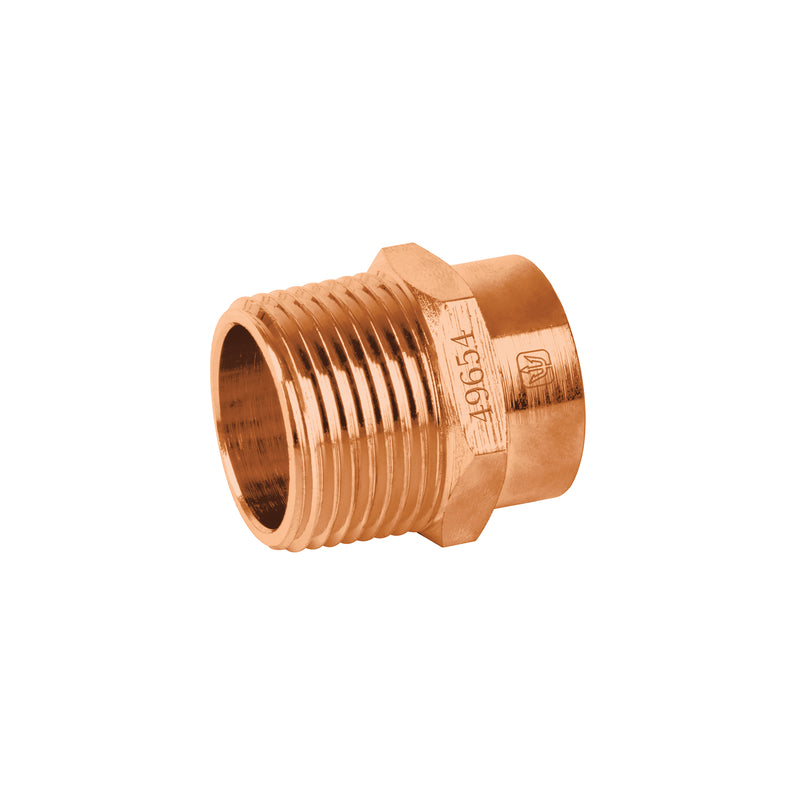 Conector Cobre Exterior 3/4" (19 mm) Foset
