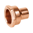 Conector Cobre Reducido Interior 1/2" Soldable X 3/4" Roscable Foset