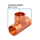 Tee Cobre 1" (25 mm) Foset