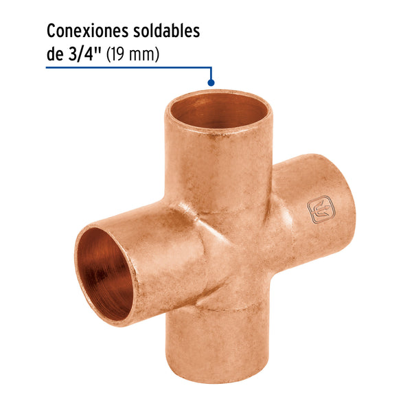 Cruz Cobre  3/4" (19 mm) Copperflow