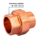 Tuerca Union Cobre Soldable 1"1/2 (38 mm) Foset
