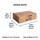 Centro de Carga Volteck 2 Polos de Empotrar