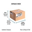 Chalupa Plastica 2" x 4" Negra Volteck