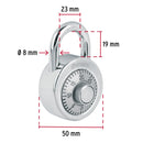 Candado de Combinacion de Disco 50 mm Hermex