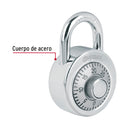 Candado de Combinacion de Disco 50 mm Hermex
