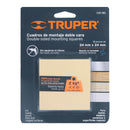 Cuadros de Montaje 24 mm x 24 mm Doble Cara 18 Piezas Truper