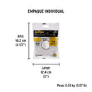 Cinta de Montaje 19 mm x 5 mts Doble Cara Blanca Pretul