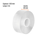 Cinta Reutilizable 30 mm x 3 mts Doble Cara Transparente Truper