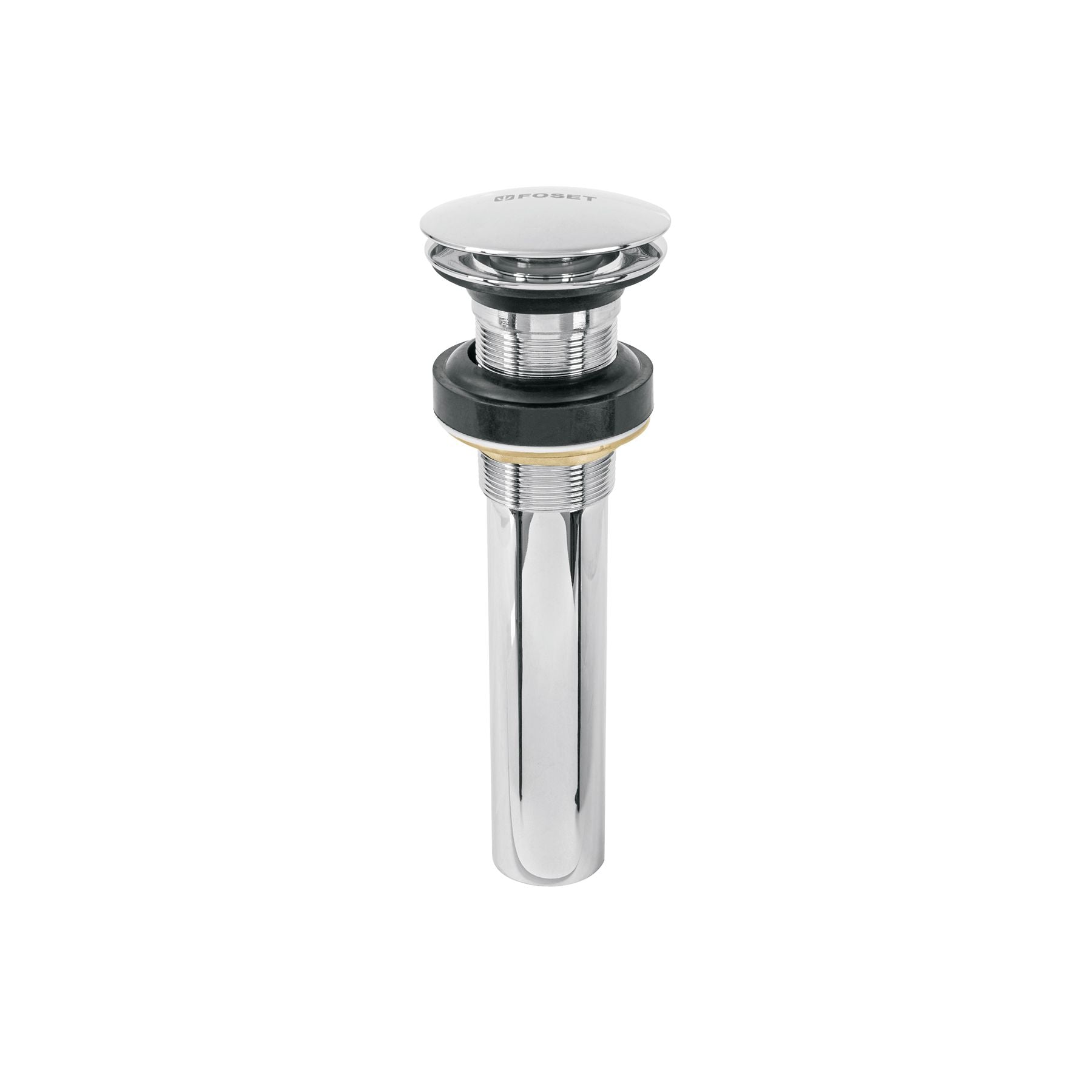 Contra para Lavabo Tipo Hongo sin Rebosadero Foset Cromo