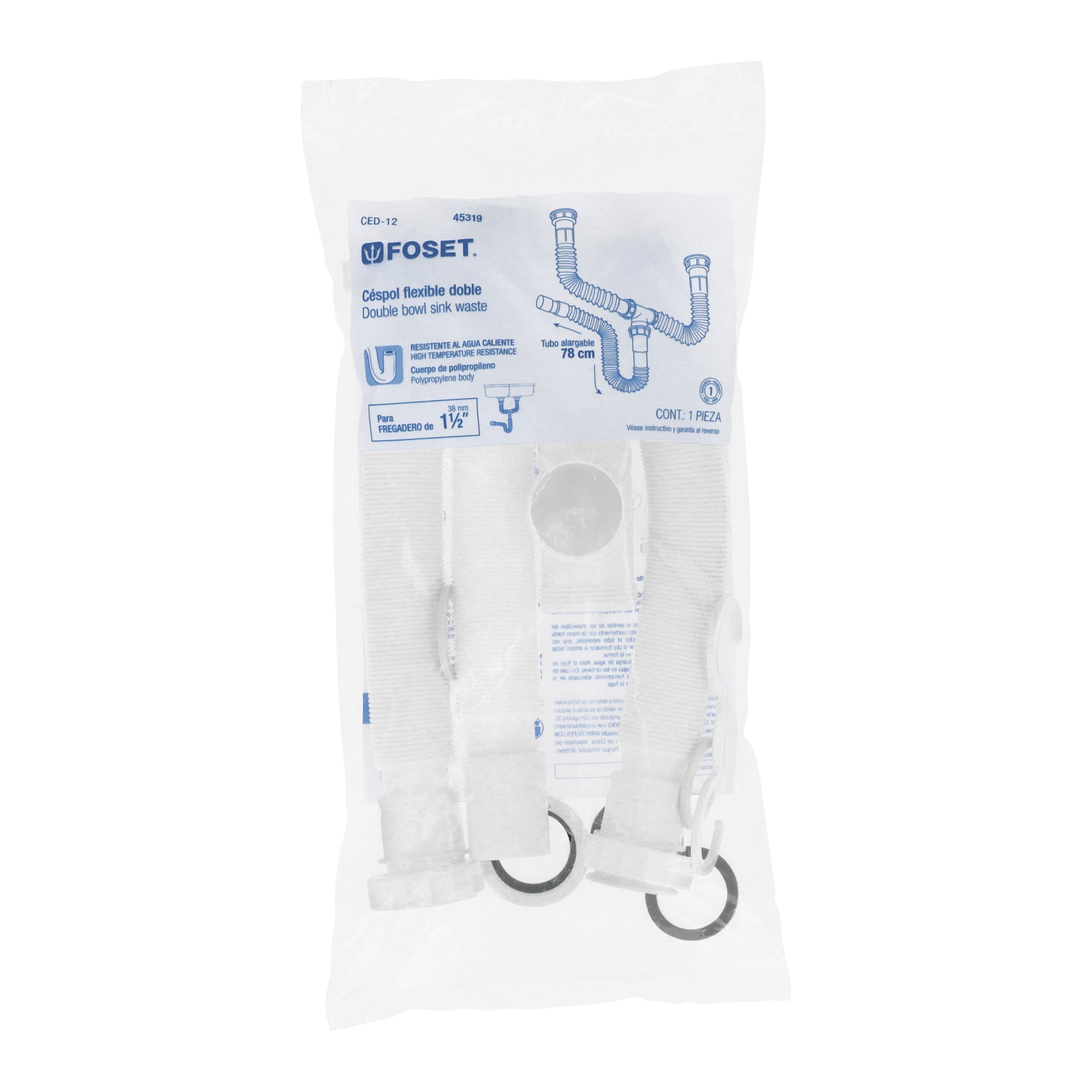 Cespol Flexible Doble sin Contracanastas Foset