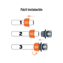 Conector para Manguera Hembra de ABS 1/2" Truper