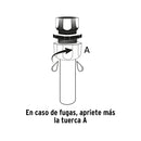 Conector para Manguera Hembra de ABS 1/2" Truper