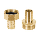 Conector para Manguera Macho y Hembra de Laton 5/8" Truper