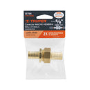 Conector para Manguera Macho y Hembra de Laton 5/8" Truper
