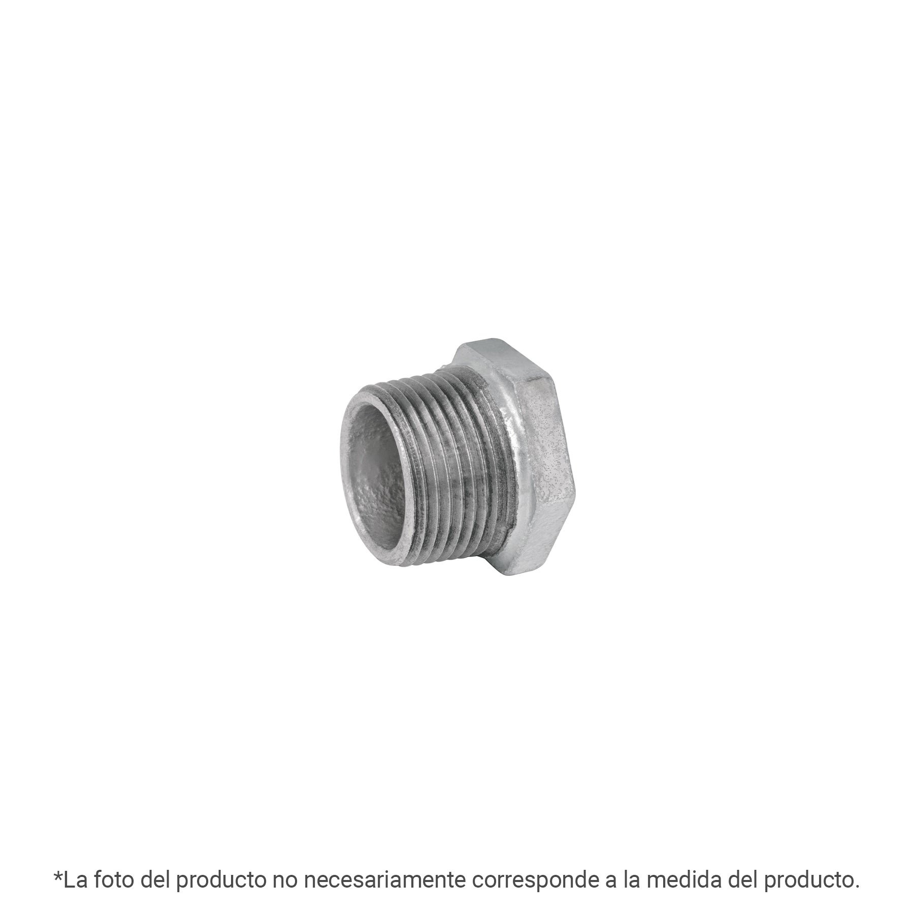 Reduccion Bushing Galvanizada  1/2" x 3/8" Foset