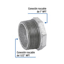 Reduccion Bushing Galvanizada 1"1/2 x 1" Galvaflow