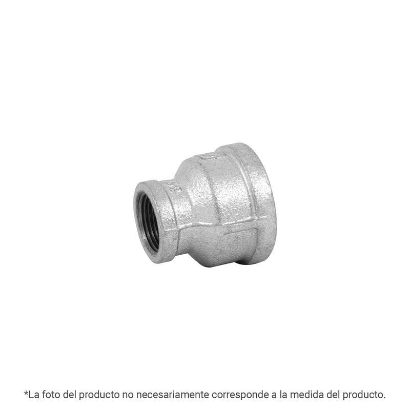 Reduccion Campana Galvanizada 1/2" x 3/8" Foset