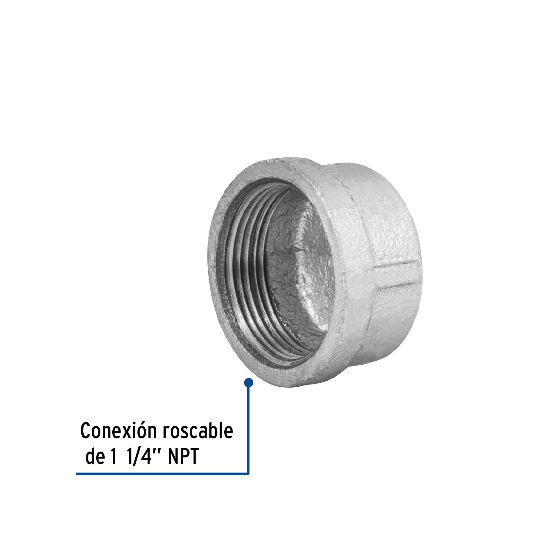 Tapon Capa Galvanizado 1"1/4 FOSET