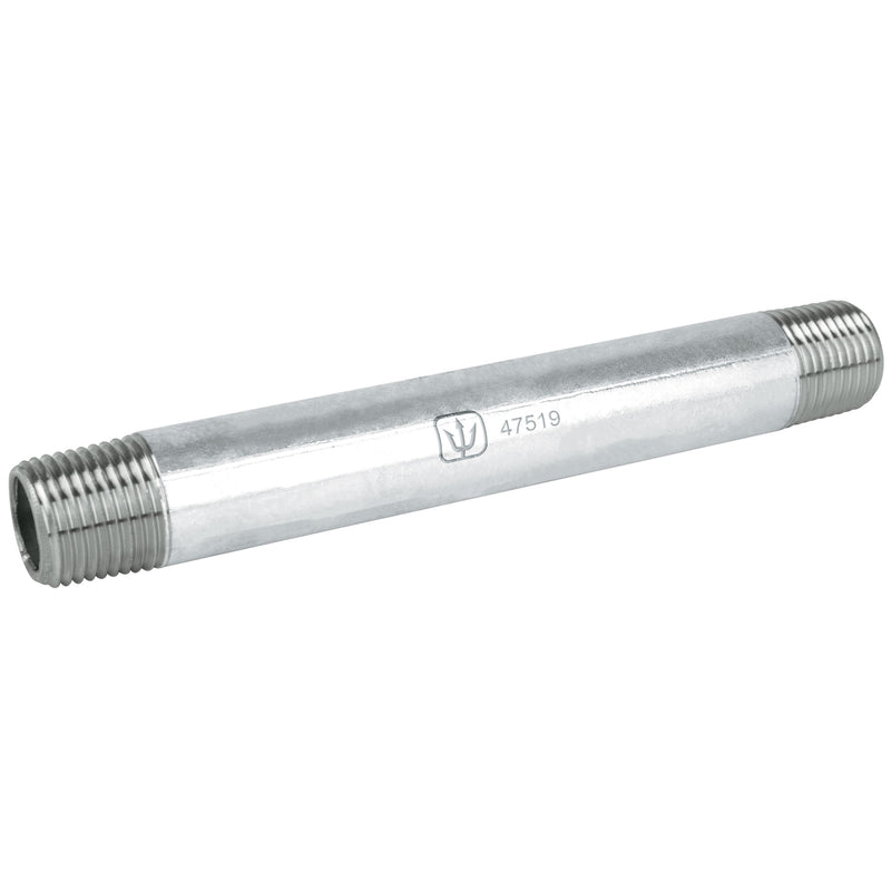 Niple Galvanizado 1/2" (13 mm) X  6" (15 cms) Galvaflow