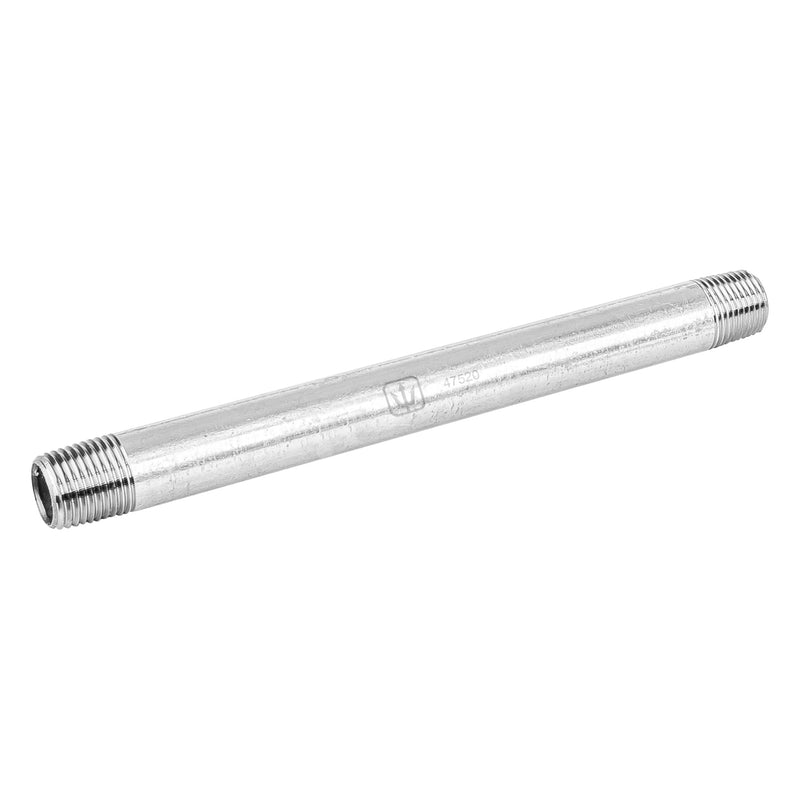 Niple Galvanizado 1/2" (13 mm) X  8" (20 cms) Galvaflow