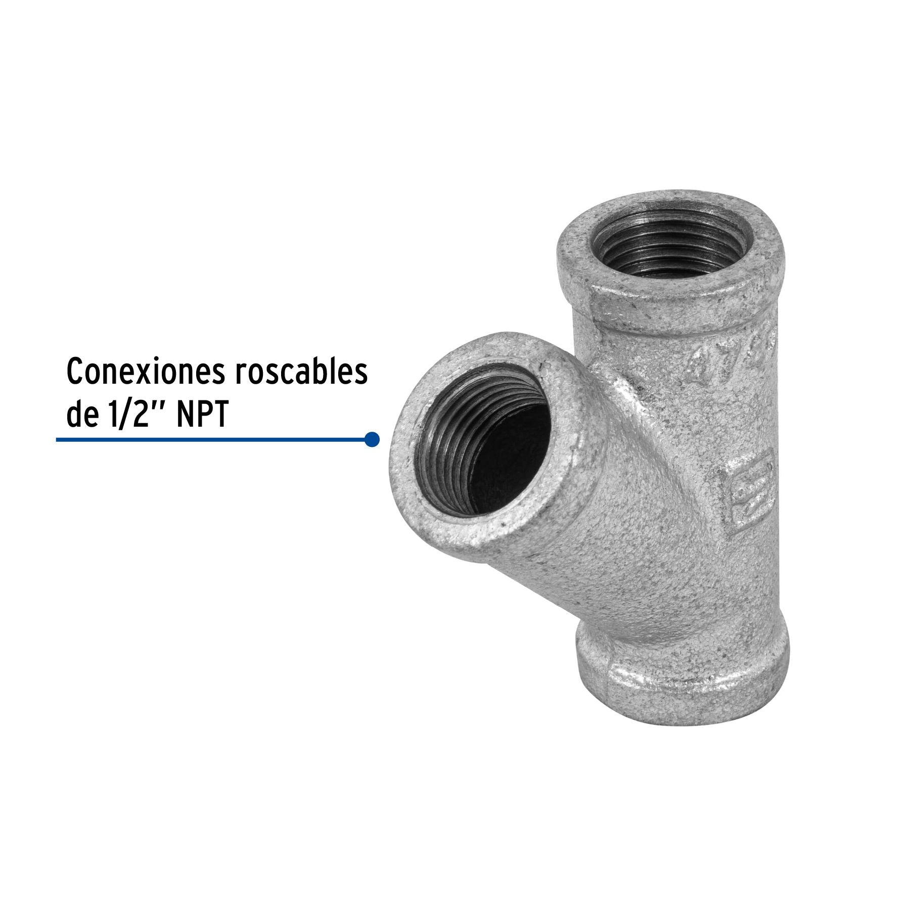 Yee Galvanizada  1/2" FOSET