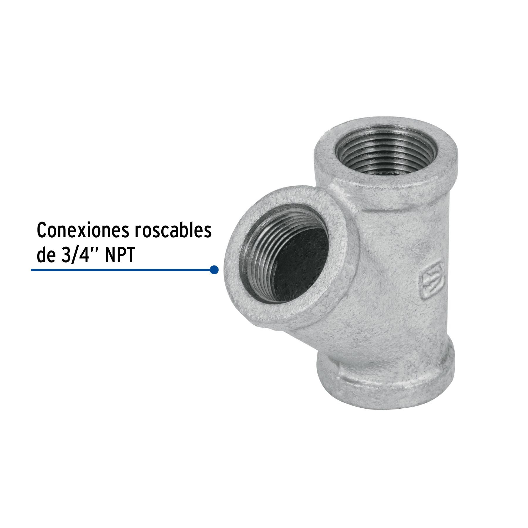 Yee Galvanizada  3/4" FOSET
