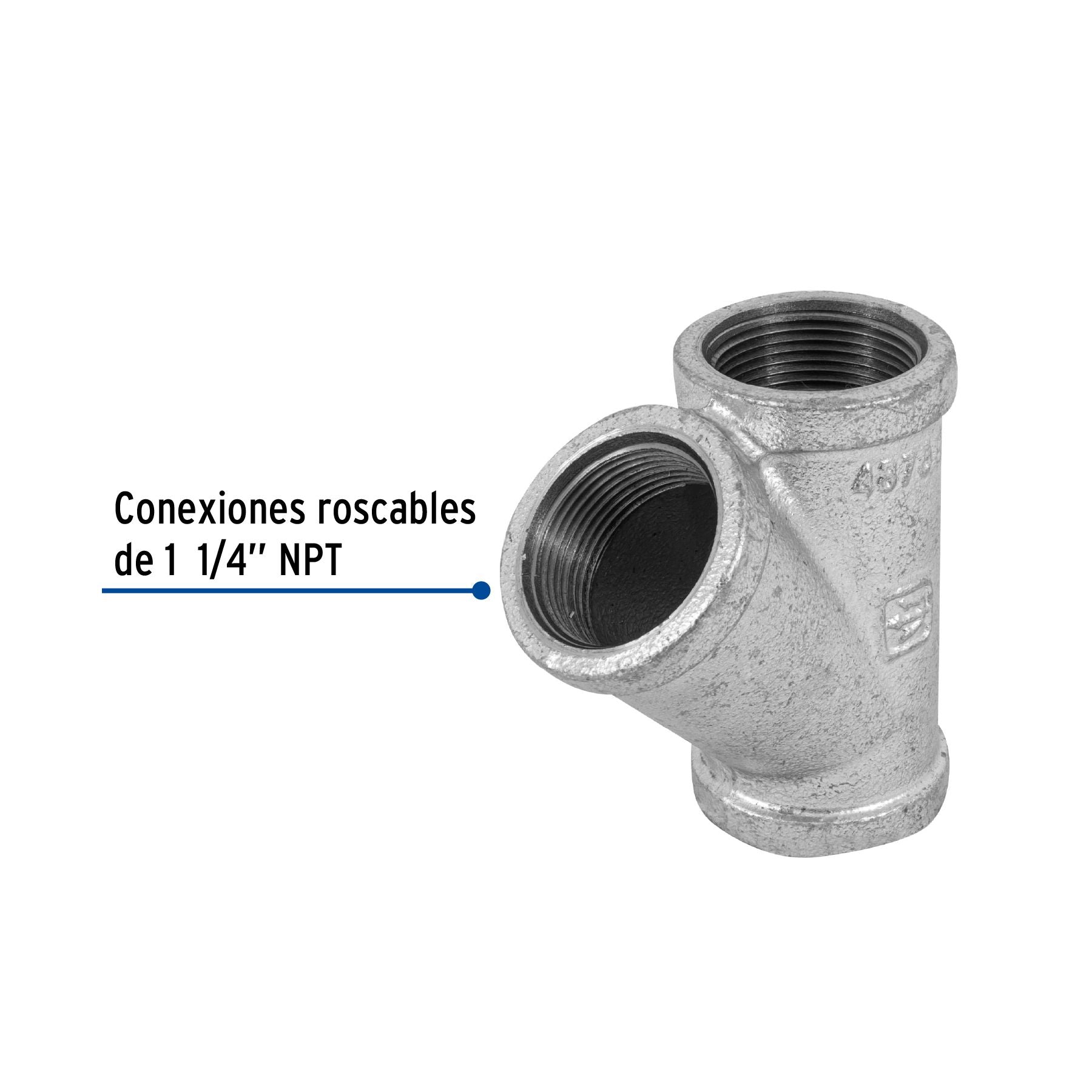 Yee Galvanizada 1"1/4 FOSET