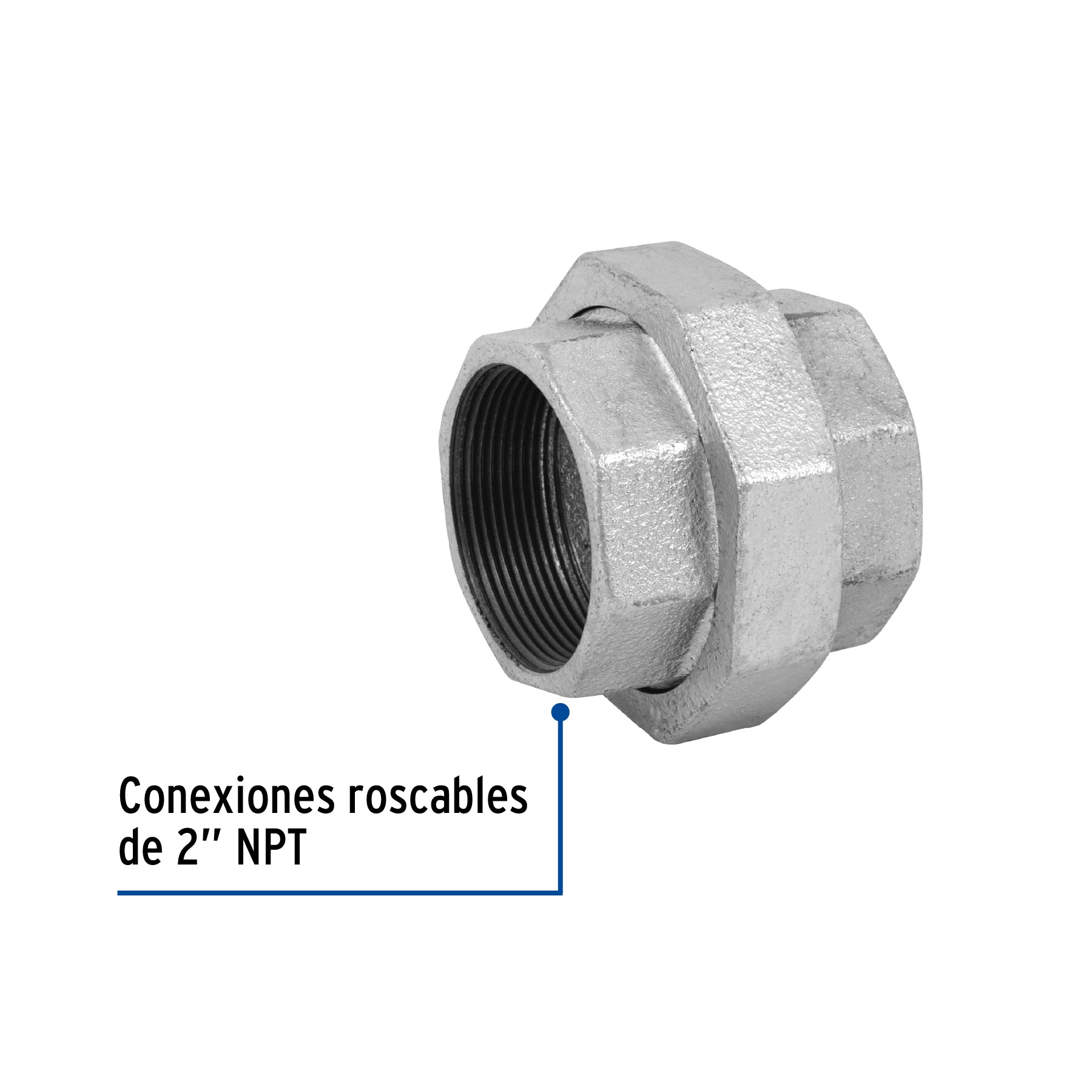 Tuerca Union Galvanizada 2" (50 mm) Galvaflow