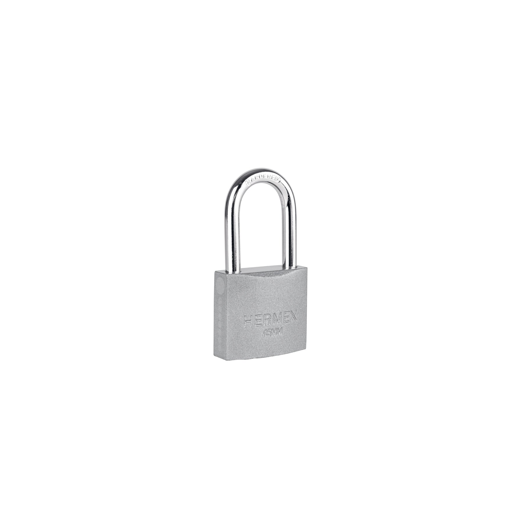 Candado de Hierro 45 mm Llave Tradicional Gancho Largo Hermex