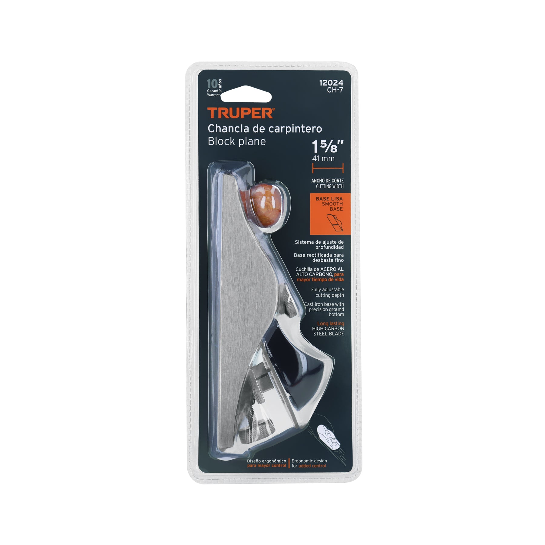 Cepillo para Carpintero Tipo Chancla Truper