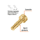 Chiflon de Laton 3" para Manguera Truper