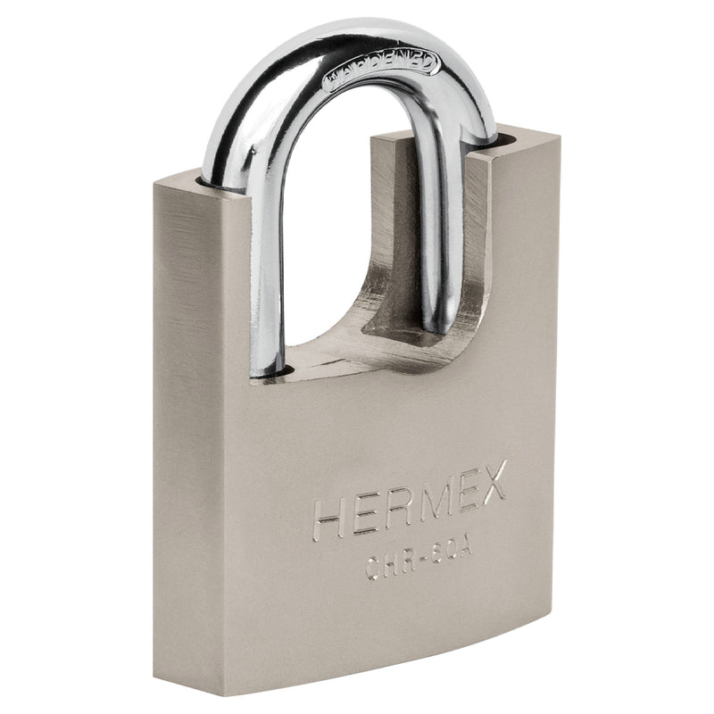 Candado de Hierro 60 mm con Coraza Llave Anti-Ganzua Hermex