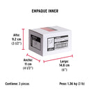 Candado de Hierro 60 mm con Coraza Llave Anti-Ganzua Hermex