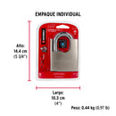 Candado de Hierro 60 mm con Coraza Llave Anti-Ganzua Hermex