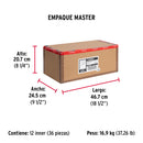 Candado de Hierro 60 mm con Coraza Llave Anti-Ganzua Hermex