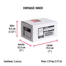 Candado de Hierro 70 mm con Coraza Llave Anti-Ganzua Hermex