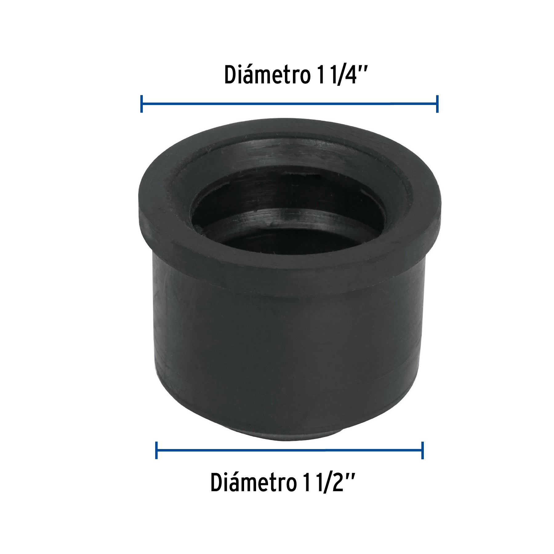 Chupon Adaptador de Hule 40 mm X 25 mm
