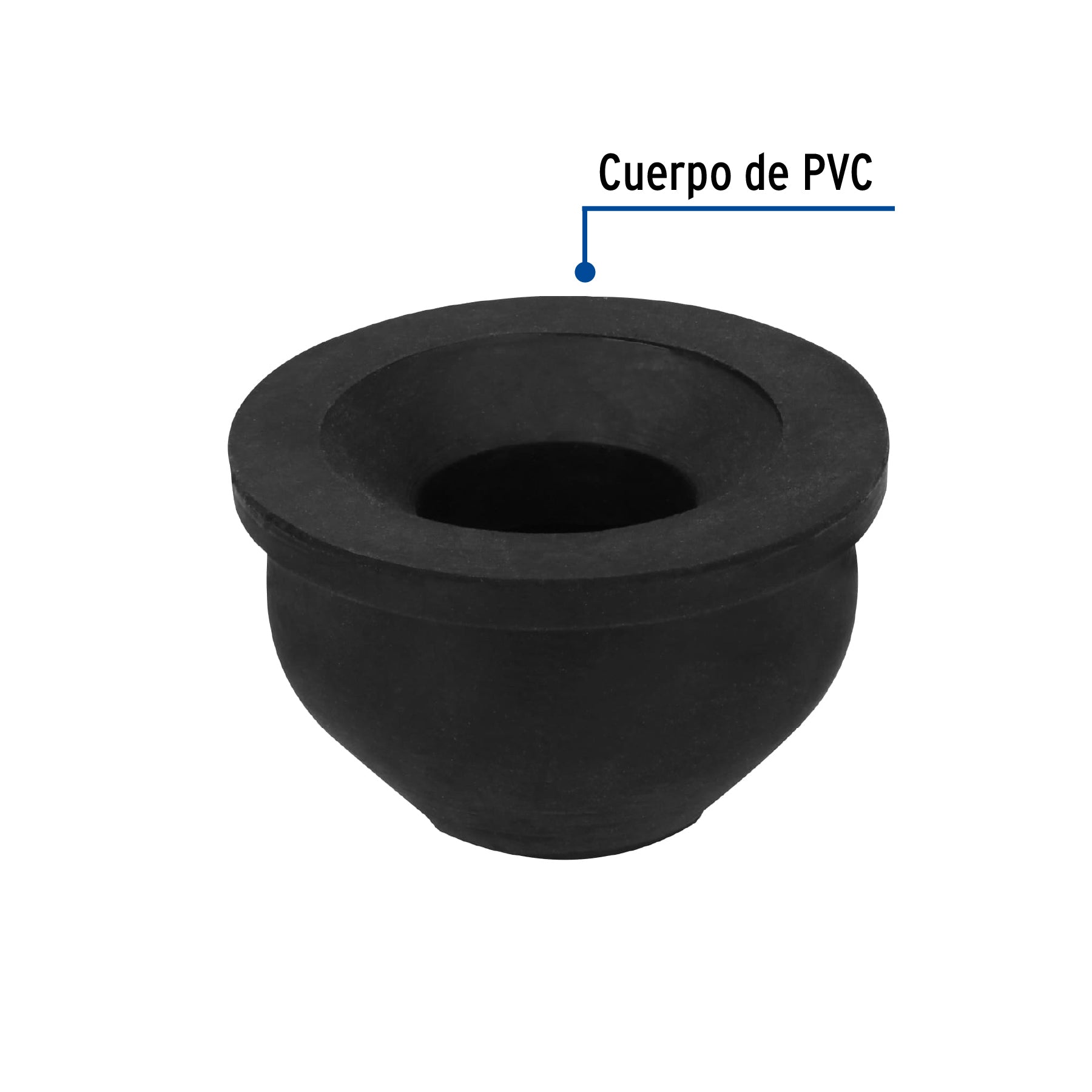 Chupon Adaptador de Hule 50 mm X 25 mm