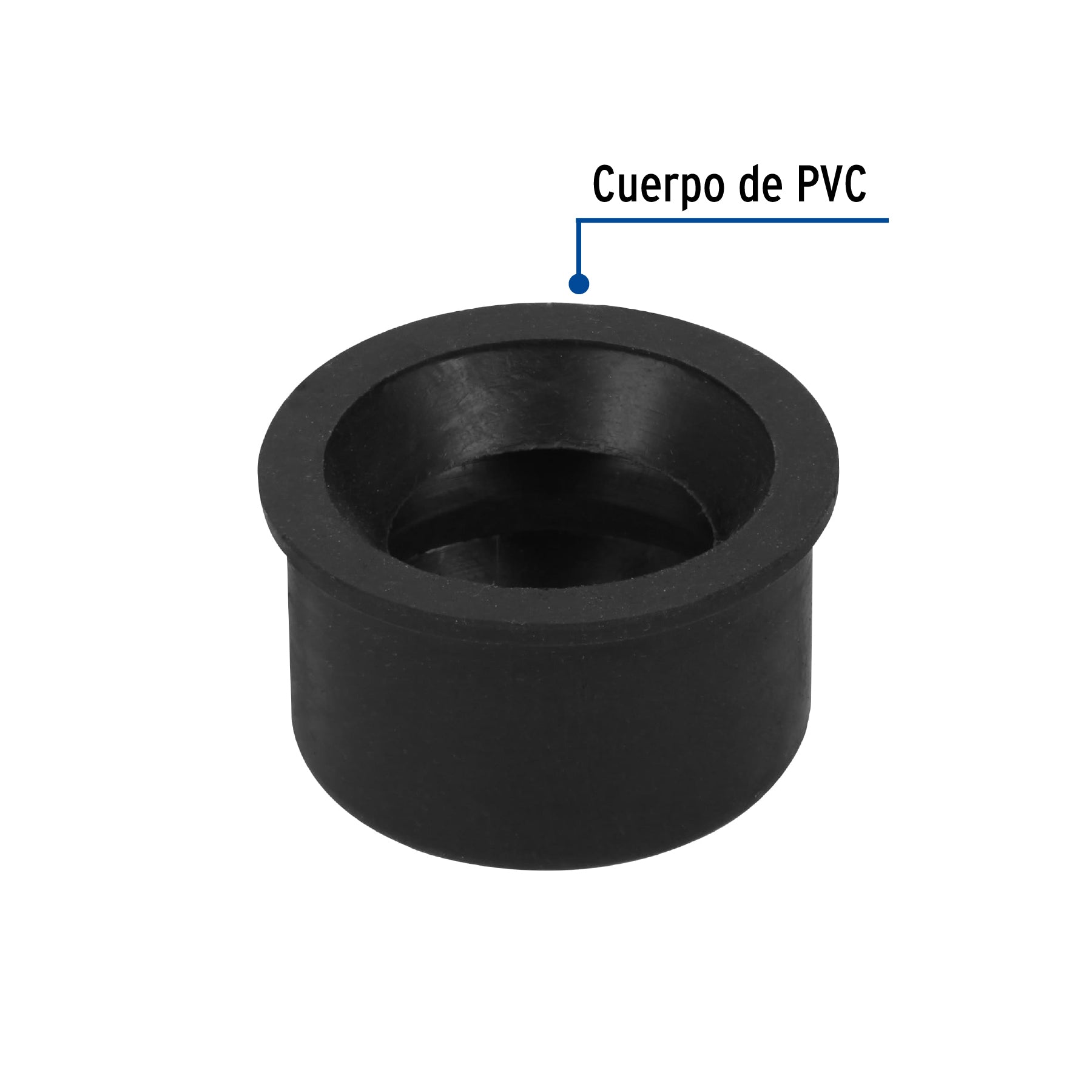 Chupon Adaptador de Hule 50 mm X 40 mm