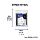 Cincho Plastico Negro 10 cm x 2.5 mm Bolsa 100 Piezas Volteck