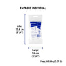 Cincho Plastico Transparente 10 cm x 2.5 mm Bolsa 100 Piezas Volteck