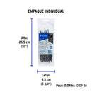 Cincho Plastico Negro 15 cm x  2.5 mm Bolsa 100 Piezas Volteck