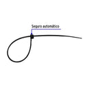 Cincho Plastico Negro 20 cm x  2.5 mm Bolsa 100 Piezas Volteck