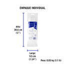 Cincho Plastico Transparente 20 cm x 2.5 mm Bolsa 100 Piezas Volteck