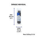 Cincho Plastico Negro 25 cm x  3.5 mm Bolsa 50 Piezas Volteck