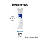 Cincho Plastico Transparente 30 cm x  4.5 mm por Pieza Volteck